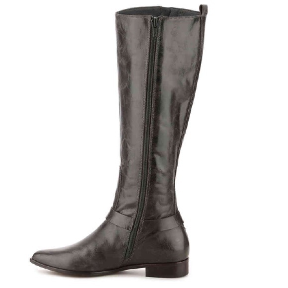 Matisse Wilmer Distressed Charcoal Riding Boot - Picture 6 of 16